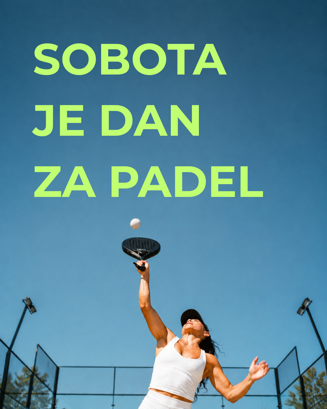 Padel objava za družbena omrežja