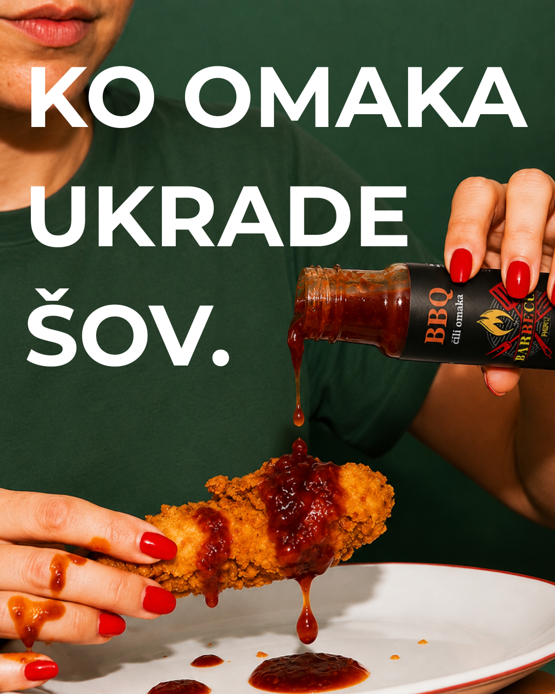 Produktni oglas za BBQ omako